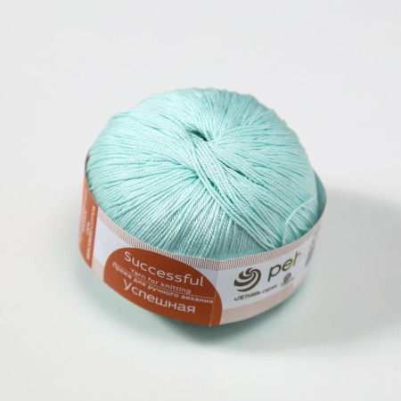 Yarn "Successful" 100%Merserized cotton 220m/50g (411-soems)-1