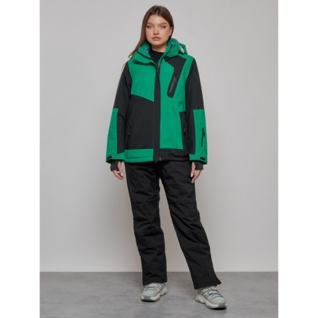 Ski suit female, size 54, green color
