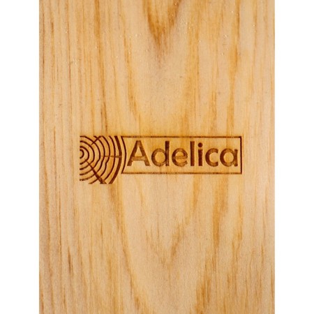 The copyrightor with epoxy food resin "House" ADELICA, 19 × 21 cm, whole cedar, Mix drawing-2