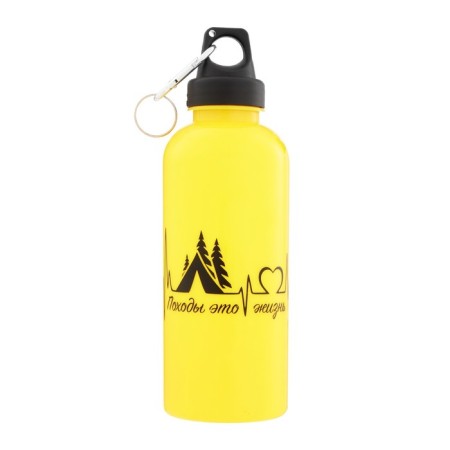 Water bottle, 700 ml, "hiking is life"
