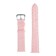 Watch strap, "Solomon", 18 mm, genuine leather, L-20 cm, light pink