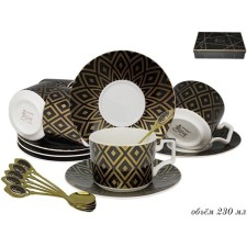 Tea set of Lenardi, 18 items