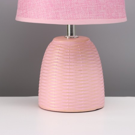 Table lamp "Weaving" 1x40W E14 pink 20x20x34cm-3