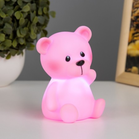 Nightmare "Bear" 1W Pink 8.5x8.5x12 cm Risalux-1