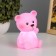 Nightmare "Bear" 1W Pink 8.5x8.5x12 cm Risalux