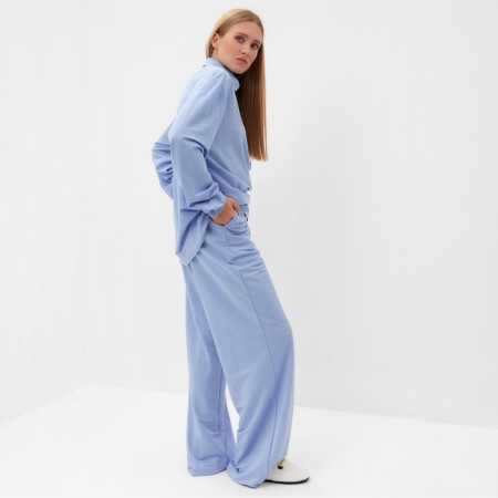 Female set (shirt, trousers) minku: Home Collection Blue Color, Rr. 44-4
