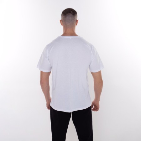 T -shirt male "Dragon", white color/Red print, size 52-4