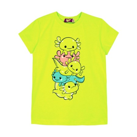 Children's T -shirt, height 98 cm, light green color