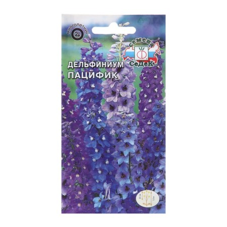 Flower seeds Dolphinium "Pacufic", Euro, 0.2 g