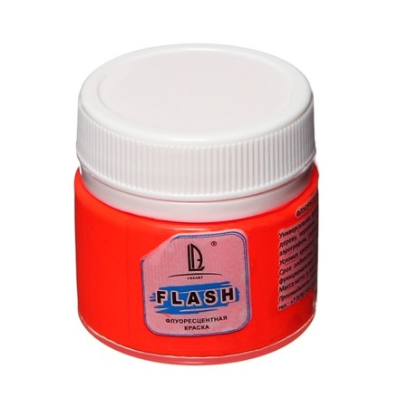 Acrylic paint FLUO 20 ml Luxart luxflash orange fluorescent S5V20-4