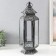 Climber Metal Lantern "Pyramid. Patterns" 17x17x42 cm