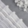 Hook for curtains, a clip with a lock, 2.7 × 1.1 cm, white color