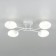 Ceiling chandelier Citilux "Florida" CL148140, 65.5x51x14.5 cm, 4x60W, E14, white color