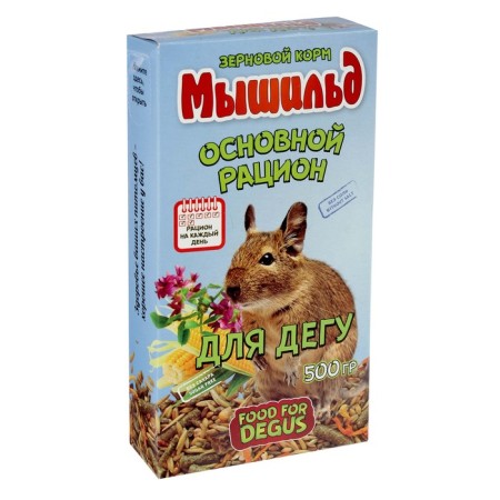 Myschild food for Deu, the main diet, box, 500 g