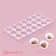 Konfinetta chocolate form "Hearts", 27.5 × 13.5 cm, 21 cells (2 × 3 cm)