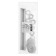 Reinforced rod, tundra, DIN 976 m10x140 2 pcs set white zinc 2 pcs