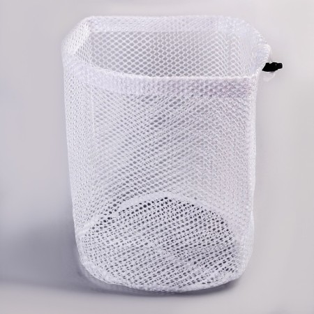 A bag for washing linen shade 30 × 40 cm, large mesh, white color-3