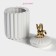 Ceramic bank for bulk products of the Golden Bunny, 1.1 l, the color of the white