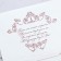 Wedding invitation “To our wedding” (red color), 18.4 x 13 cm