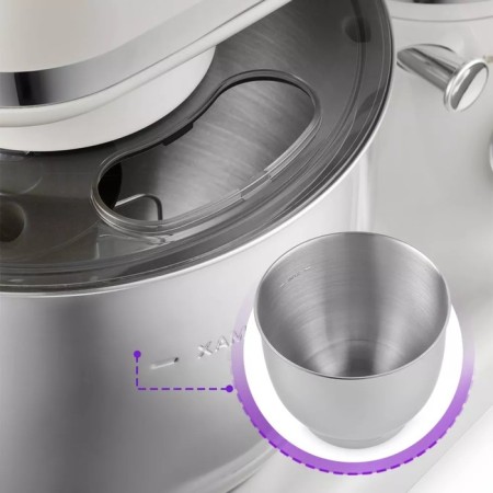 Mixer KitFort KT-3422-2, planetary, 1000 watts, 5 l, 6 speeds, beige-3