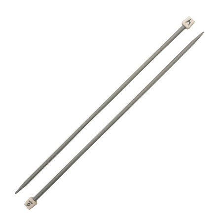 Knitting knitting straight aid 6.00 mm/35cm, plastic, 2 pcs-1