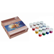 Acrylic paint, set of 16 colors x 20 ml, gamut 