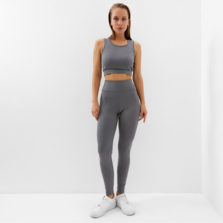 Leggings Sports women's minku color graphite, size 42-1