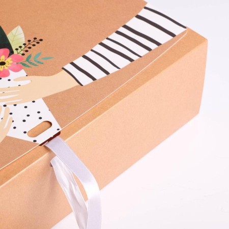 Gift folding box, packaging, “beloved mother”, 31 x 24.5 x 8 cm-4