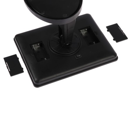 Luazon KZ-06 mirror, backlight, 26.5 × 16 × 12 cm, 4haa, 22 diodes, sensory button, black-7