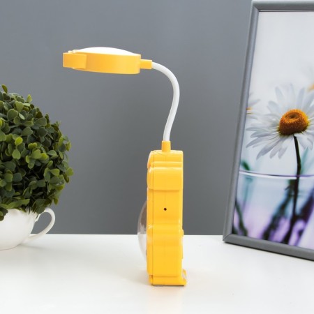 Dinosaurus table lamp LED 3W from AA/USB batteries yellow 4x12x35 cm Risalux-4