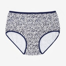 Panties female slips, dark blue color, size 56-58