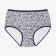 Panties female slips, dark blue color, size 56-58