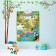 The speaking poster "Funny Zoo", sound effects, works from batteries, in the bag
