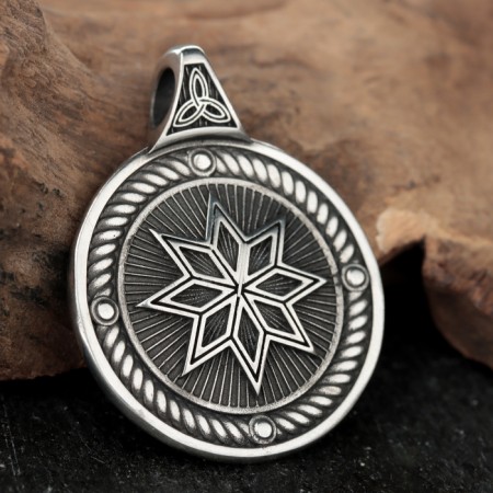 Slavic amulet "Alatyr", 12 g, 39x30 mm-1