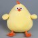 Soft toy "Kurochka", 20 cm, yellow color