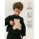Children's suit Amarobaby Teddy, height 110 cm, black color