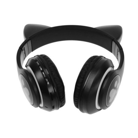MYBIT W-32 braids, wireless, MIC, BT 5.0, AUX, Microsd, MP3, 400 mAh, black-4