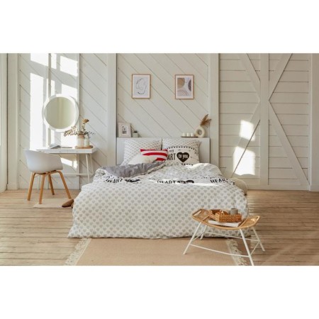 Bed linen "Ethel" duet My Heart 143*215 cm - 2 pcs, 240*220 cm, 70*70 cm -2 pcs, calico-8