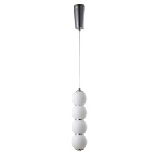 Светильник подвесной Crystal Lux, Desi 0470/204, LED, 1х12 Вт, 40х10х10 см, цвет хром