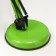 Desktop lamp E27, h = 55 cm, hinge, on a stand (220V) Green Risalux