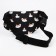 Lightning waist bag, black color