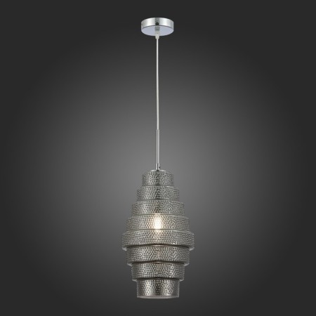 STL LUCE Sus. SL1001.103.01. Rexite. 1x40 W, E27, 21x21x36 cm, chromium color-3