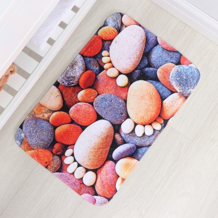 Bath and toilet rug of Dolyan "Stones Traces", 40 × 60 cm-5