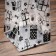 Package with a hard bottom of 14 x 14 x 45 Silver "Gifts"