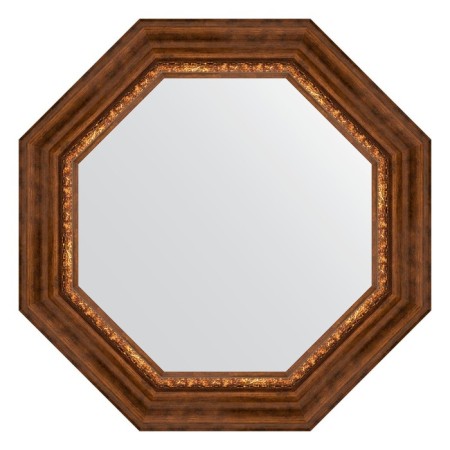 Mirror in the baguette frame, Roman bronze 88 mm, 61x61 cm