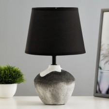 Aletta table lamp E14 40W gray-black 20x20x36 cm Risalux