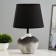 Aletta table lamp E14 40W gray-black 20x20x36 cm Risalux
