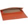 A button wallet, department for bills/cards (4)/trifles, coral color 19.4x8.7x1.5cm