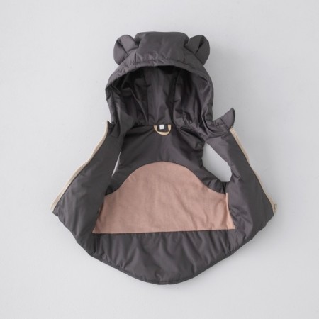 Beginning children's insulated kinderlitto "Orsetto", height 86-92 cm, color graphite-2