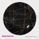 Board ceramic pies of the Cassiopeia, d = 19 cm, black color